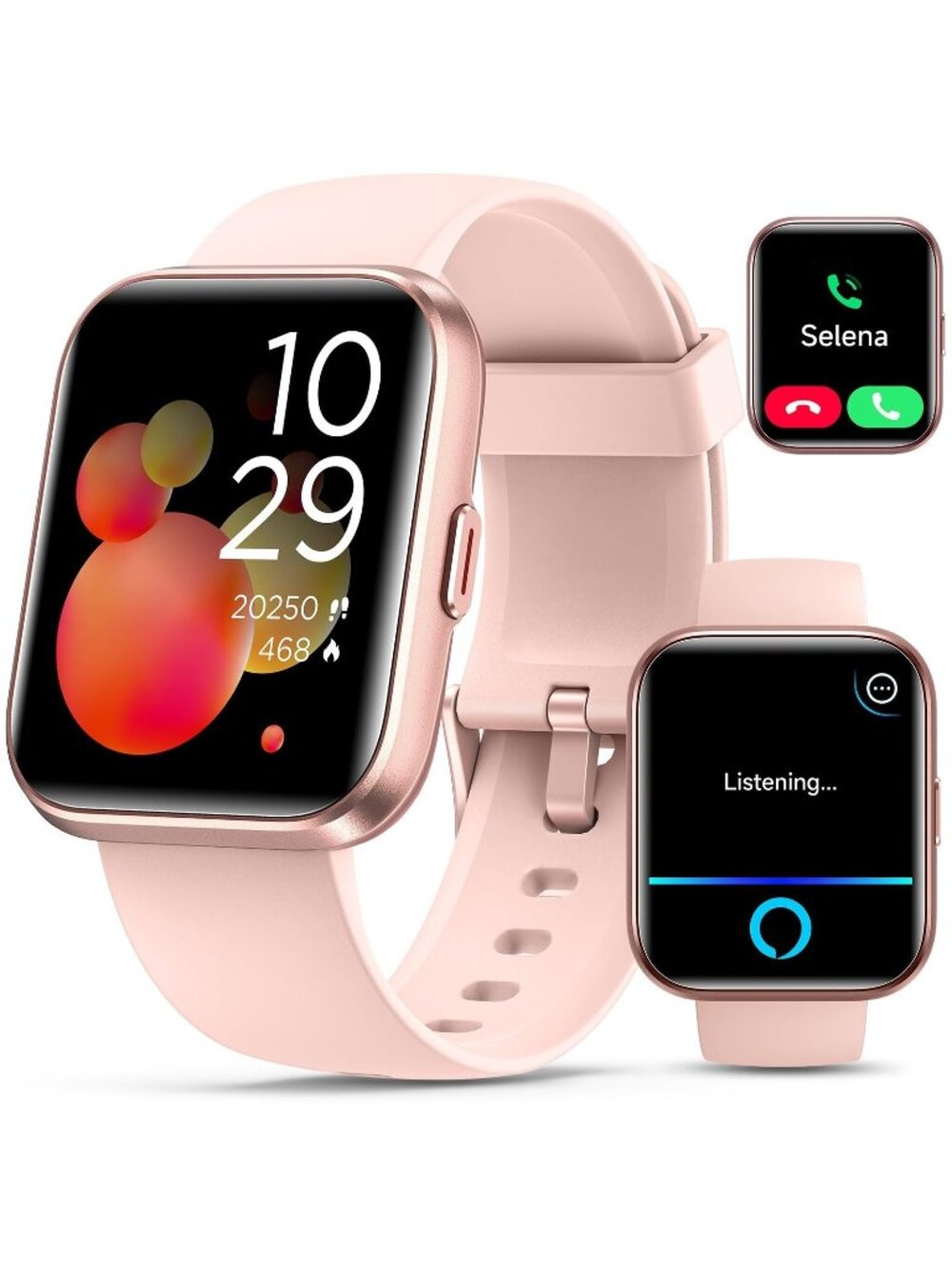 Smartwatch for Women, Compatible with Android & iPhone, 1.8'' Fitness Tracker Wa